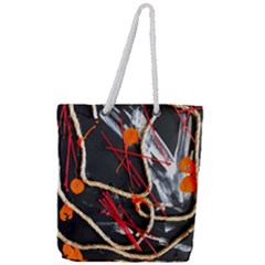 Collage 1 1 Full Print Rope Handle Tote (large) by bestdesignintheworld