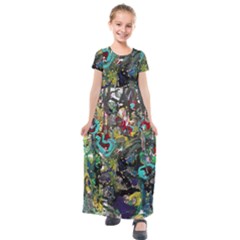 Forest 1 1 Kids  Short Sleeve Maxi Dress by bestdesignintheworld