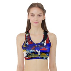 Holidays 1 1 Sports Bra With Border by bestdesignintheworld