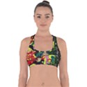 Deep Soul 1 1 Cross Back Hipster Bikini Top  View1