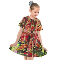 Deep Soul 1 3 Kids  Short Sleeve Shirt Dress by bestdesignintheworld