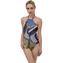 Boat 1 1 Go With The Flow One Piece Swimsuit by bestdesignintheworld