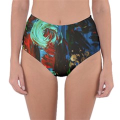 Night 1 2 Reversible High-waist Bikini Bottoms by bestdesignintheworld