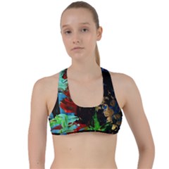 Night 1 2 Criss Cross Racerback Sports Bra by bestdesignintheworld