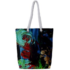 Night 1 2 Full Print Rope Handle Tote (small) by bestdesignintheworld