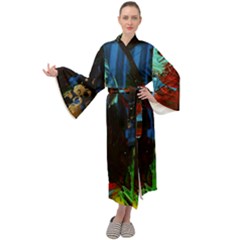 Night 1 2 Maxi Velour Kimono by bestdesignintheworld