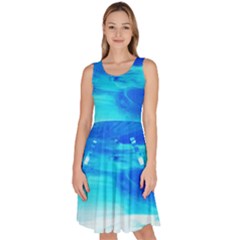 Sky 1 1 Knee Length Skater Dress With Pockets