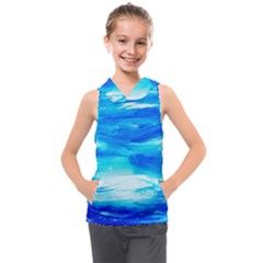 Sky 1 1 Kids  Sleeveless Hoodie