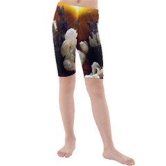 Tulips 1 2 Kids  Mid Length Swim Shorts by bestdesignintheworld