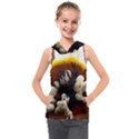 Tulips 1 2 Kids  Sleeveless Hoodie View1