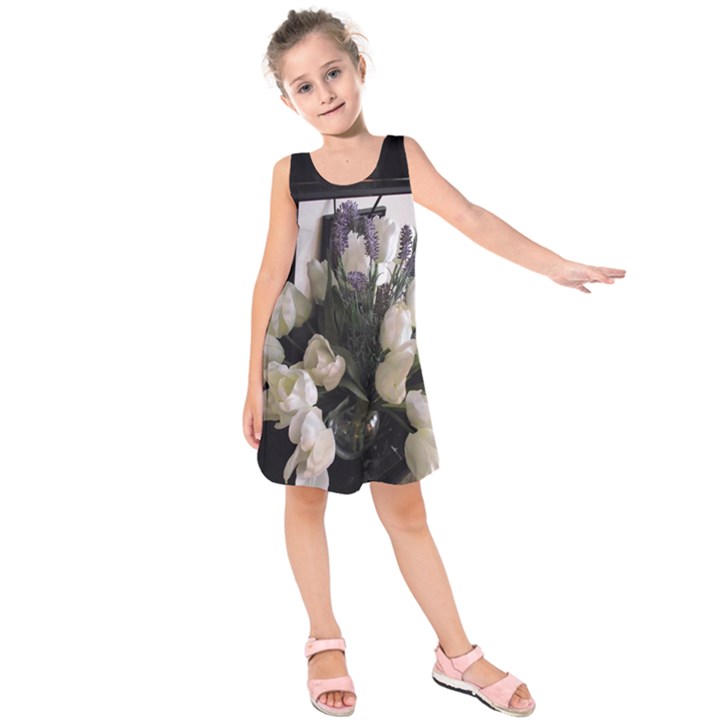 Tulips 1 1 Kids  Sleeveless Dress