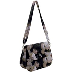 Tulips 1 1 Saddle Handbag by bestdesignintheworld