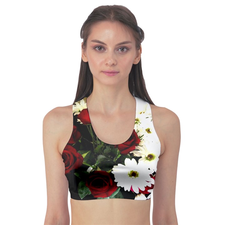 Roses 1 2 Sports Bra