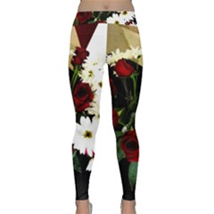 Roses 1 2 Classic Yoga Leggings by bestdesignintheworld