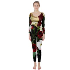 Roses 1 2 Long Sleeve Catsuit by bestdesignintheworld