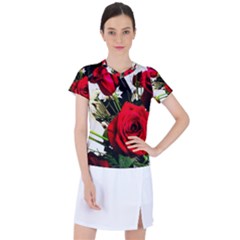 Roses 1 1 Women s Sports Top