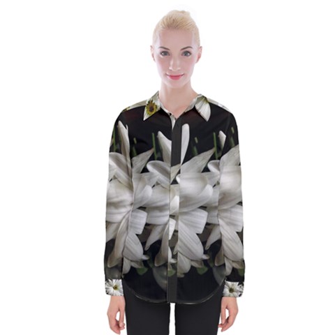 Daisies Womens Long Sleeve Shirt by bestdesignintheworld