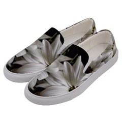 Daisies Men s Canvas Slip Ons by bestdesignintheworld