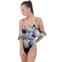 Daisies Drape Piece Swimsuit View1