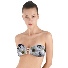 Daisies Twist Bandeau Bikini Top