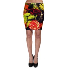 Flowers 1 1 Bodycon Skirt by bestdesignintheworld