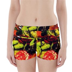 Flowers 1 1 Boyleg Bikini Wrap Bottoms by bestdesignintheworld