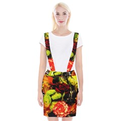 Flowers 1 1 Braces Suspender Skirt