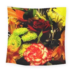 Flowers 1 1 Square Tapestry (large) by bestdesignintheworld