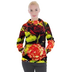 Flowers 1 1 Women s Hooded Pullover