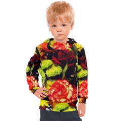 Flowers 1 1 Kids  Hooded Pullover