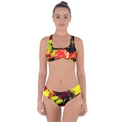 Flowers 1 1 Criss Cross Bikini Set by bestdesignintheworld