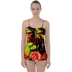 Flowers 1 1 Babydoll Tankini Set by bestdesignintheworld