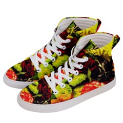 Flowers 1 1 Women s Hi-top Skate Sneakers by bestdesignintheworld