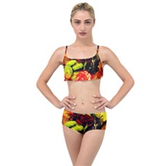 Flowers 1 1 Layered Top Bikini Set by bestdesignintheworld