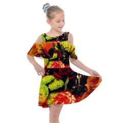 Flowers 1 1 Kids  Shoulder Cutout Chiffon Dress by bestdesignintheworld