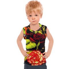 Flowers 1 1 Kids  Sport Tank Top