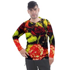 Flowers 1 1 Men s Pique Long Sleeve Tee