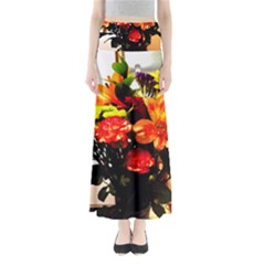 Flowers In A Vase 1 2 Full Length Maxi Skirt by bestdesignintheworld