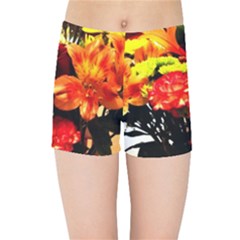 Flowers In A Vase 1 2 Kids  Sports Shorts by bestdesignintheworld