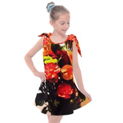 Flowers In A Vase 1 2 Kids  Tie Up Tunic Dress by bestdesignintheworld