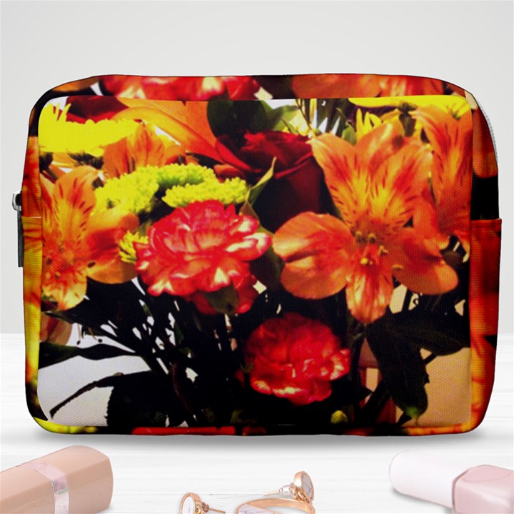 Flowers In A Vase 1 2 Make Up Pouch (Large)