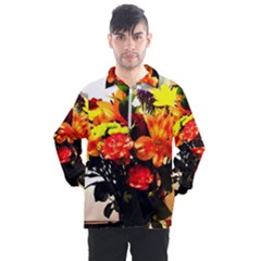 Flowers In A Vase 1 2 Men s Half Zip Pullover by bestdesignintheworld