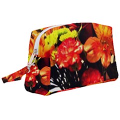 Flowers In A Vase 1 2 Wristlet Pouch Bag (large) by bestdesignintheworld