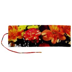 Flowers In A Vase 1 2 Roll Up Canvas Pencil Holder (m) by bestdesignintheworld