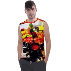 Flowers In A Vase 1 2 Men s Regular Tank Top by bestdesignintheworld