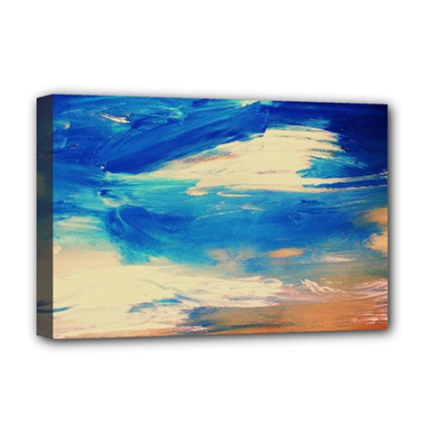 Skydiving 1 1 Deluxe Canvas 18  X 12  (stretched) by bestdesignintheworld