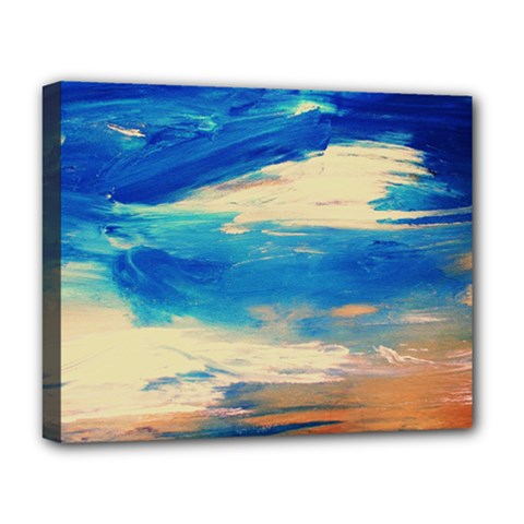 Skydiving 1 1 Deluxe Canvas 20  X 16  (stretched) by bestdesignintheworld