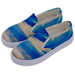 Skydiving 1 1 Kids  Canvas Slip Ons by bestdesignintheworld