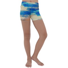 Skydiving 1 1 Kids  Lightweight Velour Yoga Shorts by bestdesignintheworld