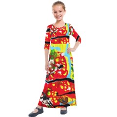 Hot 1 1 Kids  Quarter Sleeve Maxi Dress by bestdesignintheworld